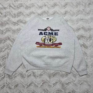 Vintage 1991 grey looney tunes crewneck sweatshirt